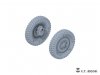 E.T. Model P35-138 WWII German Kübelwagen Type82 Sagged wheels Narrow For TAMIYA Kit 1/35